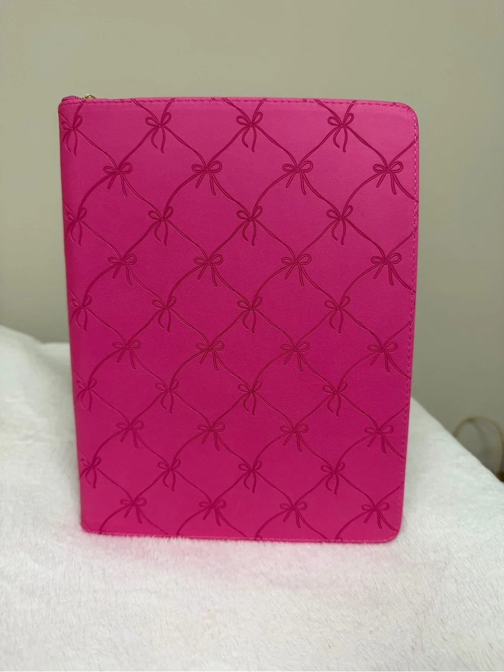 Pink Journal with Protective Zip Cover